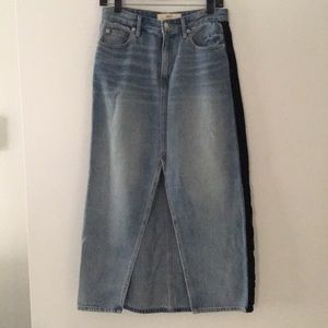 Gap 1969 Long Jean Skirt
